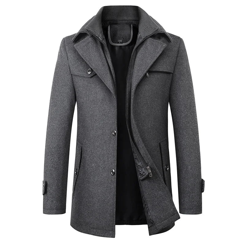 Finn | Men's Classic Double-Breasted Trench Coat