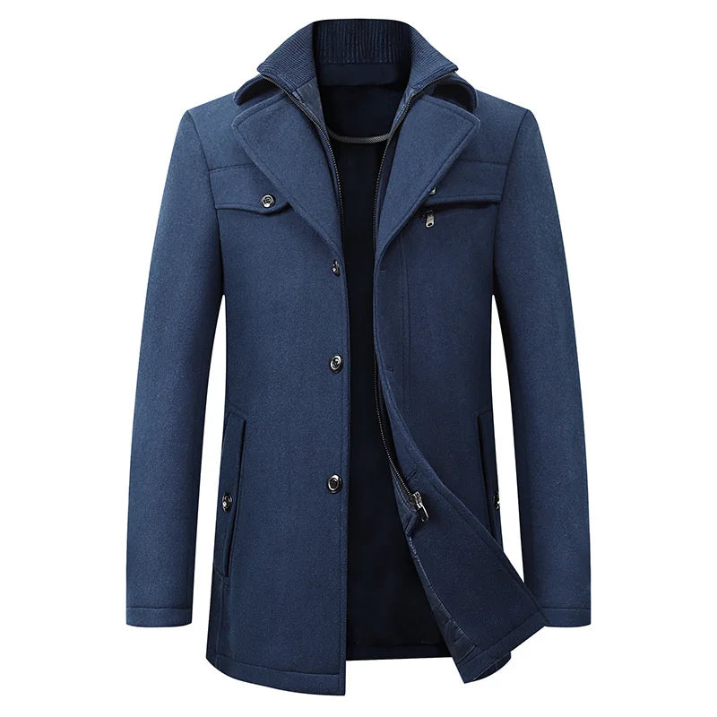 Finn | Men's Classic Double-Breasted Trench Coat