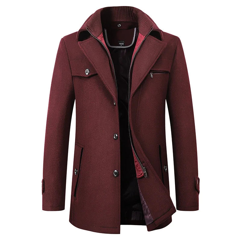 Finn | Men's Classic Double-Breasted Trench Coat