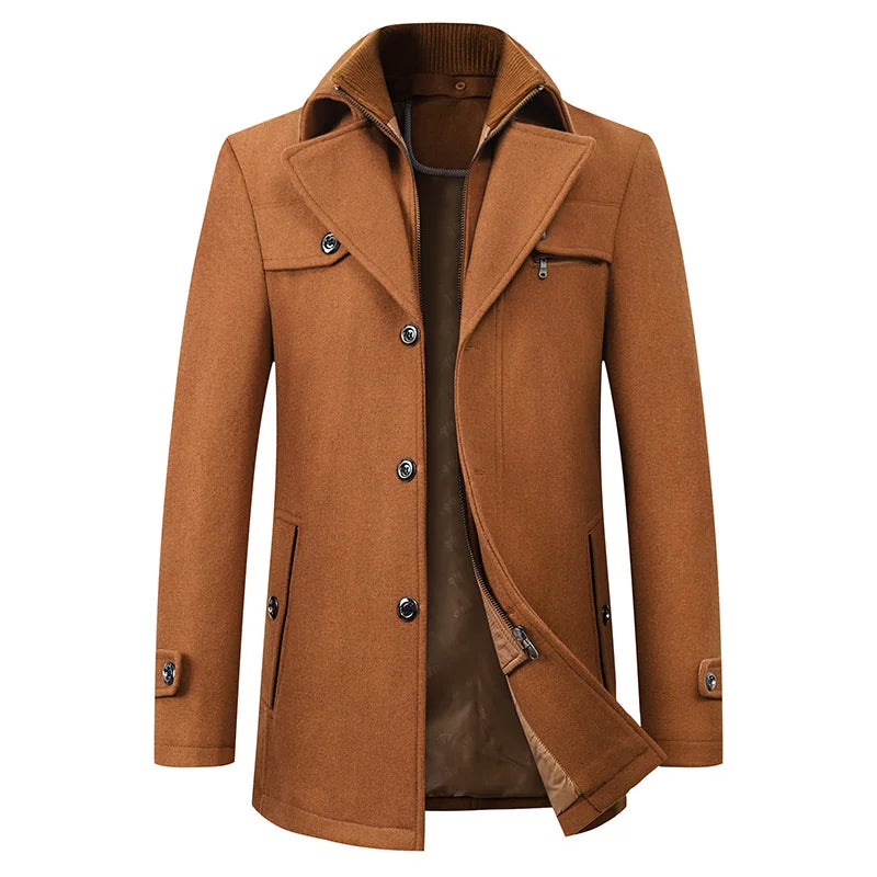 Finn | Men's Classic Double-Breasted Trench Coat