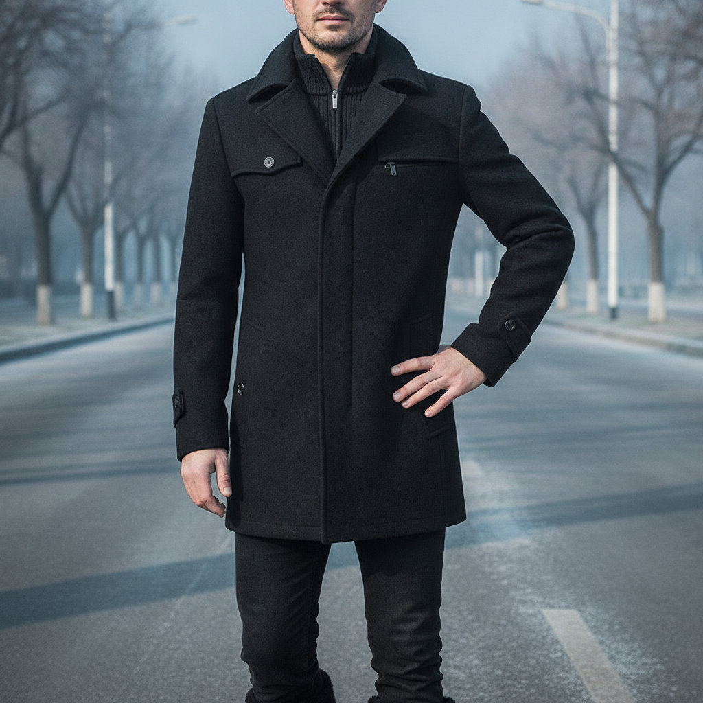 Finn | Men's Classic Double-Breasted Trench Coat