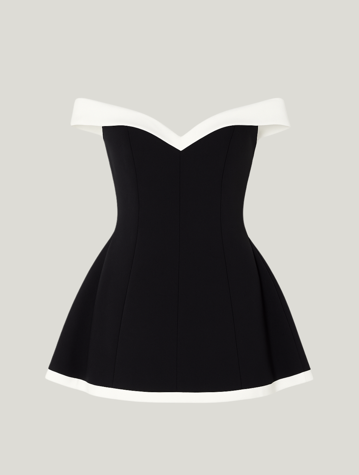 Aveline | Women's Chic Off-Shoulder A-Line Mini Dress
