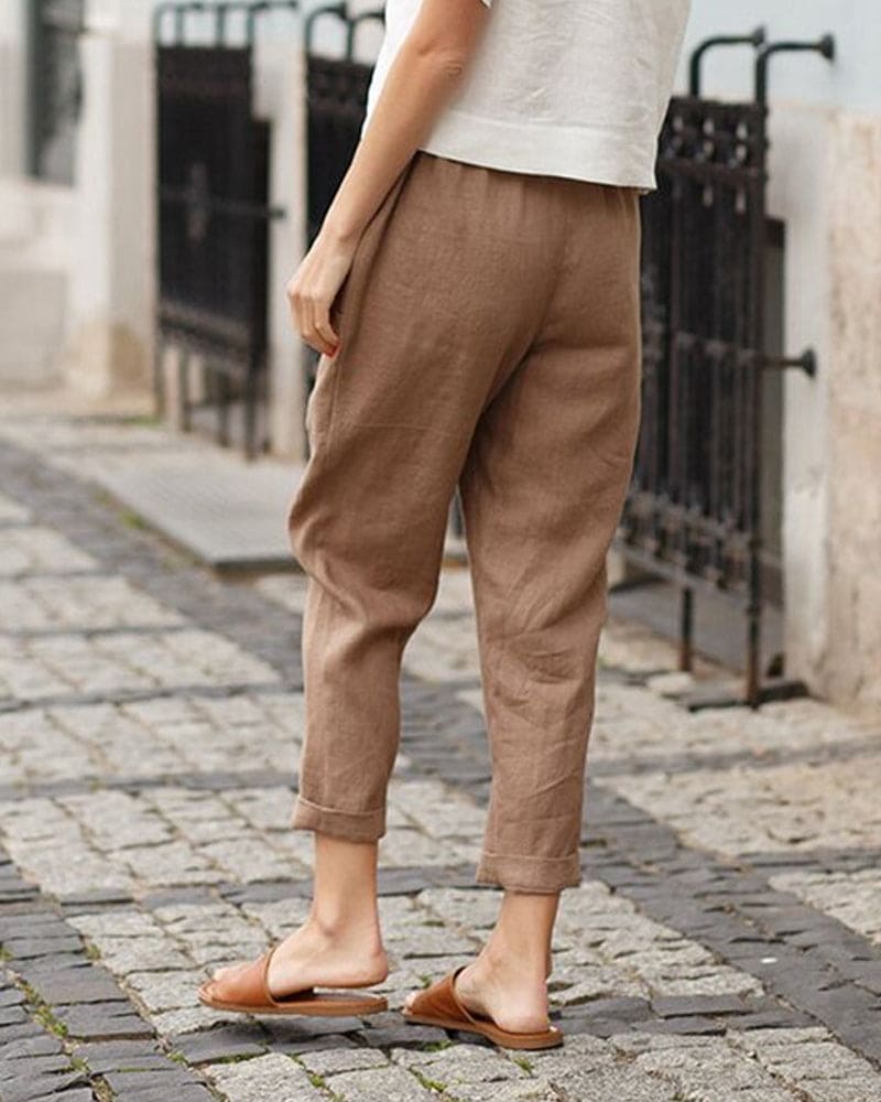 Tove | Women's Summer Cropped Trousers