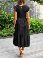 Kelby | Women's Smocked Tiered Midi Dress