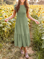Kelby | Women's Smocked Tiered Midi Dress