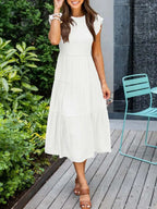 Kelby | Women's Smocked Tiered Midi Dress