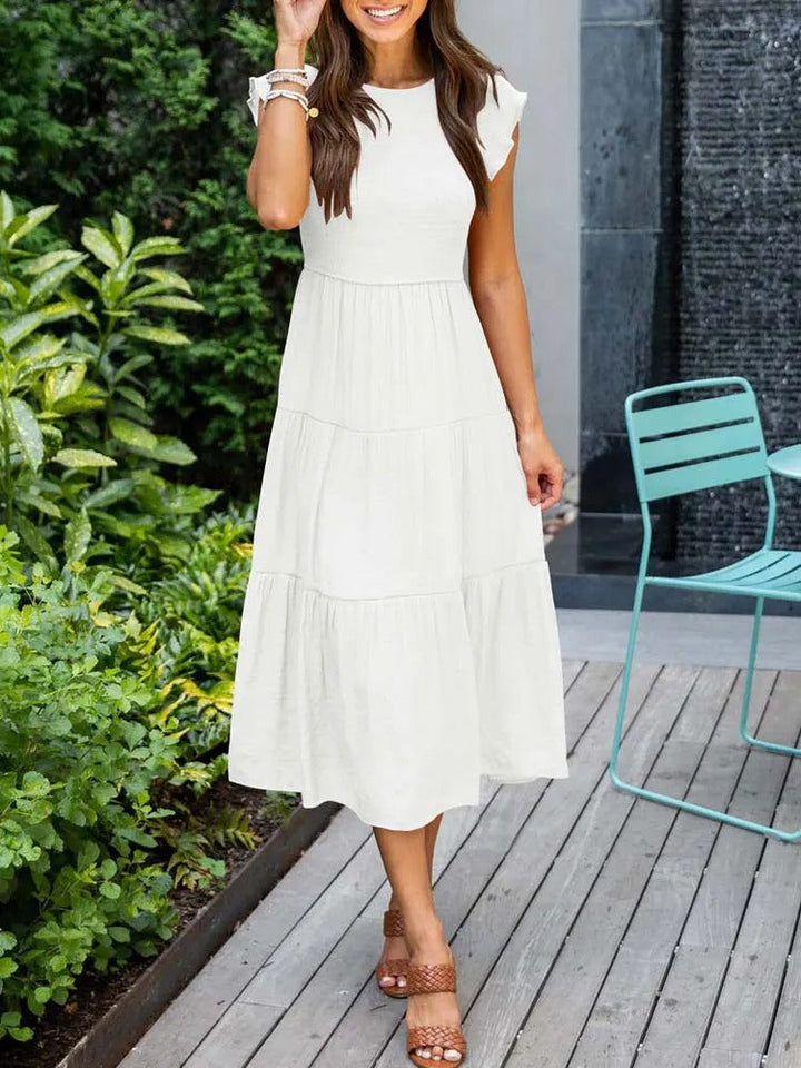 Kelby | Women's Smocked Tiered Midi Dress