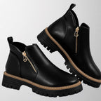 Hannelore | Women's Zip Detail Ankle Boots
