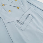 Blanche | Women's Chic Double-Breasted Cape Sleeve Blazer Mini Dress