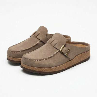 Marlowe | Women's Casual Buckle Slip On Clogs