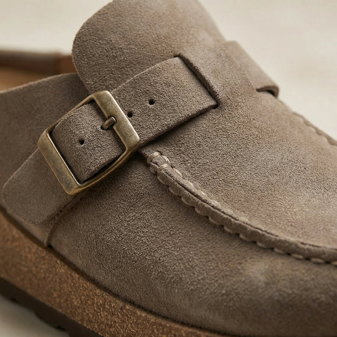 Marlowe | Women's Casual Buckle Slip On Clogs