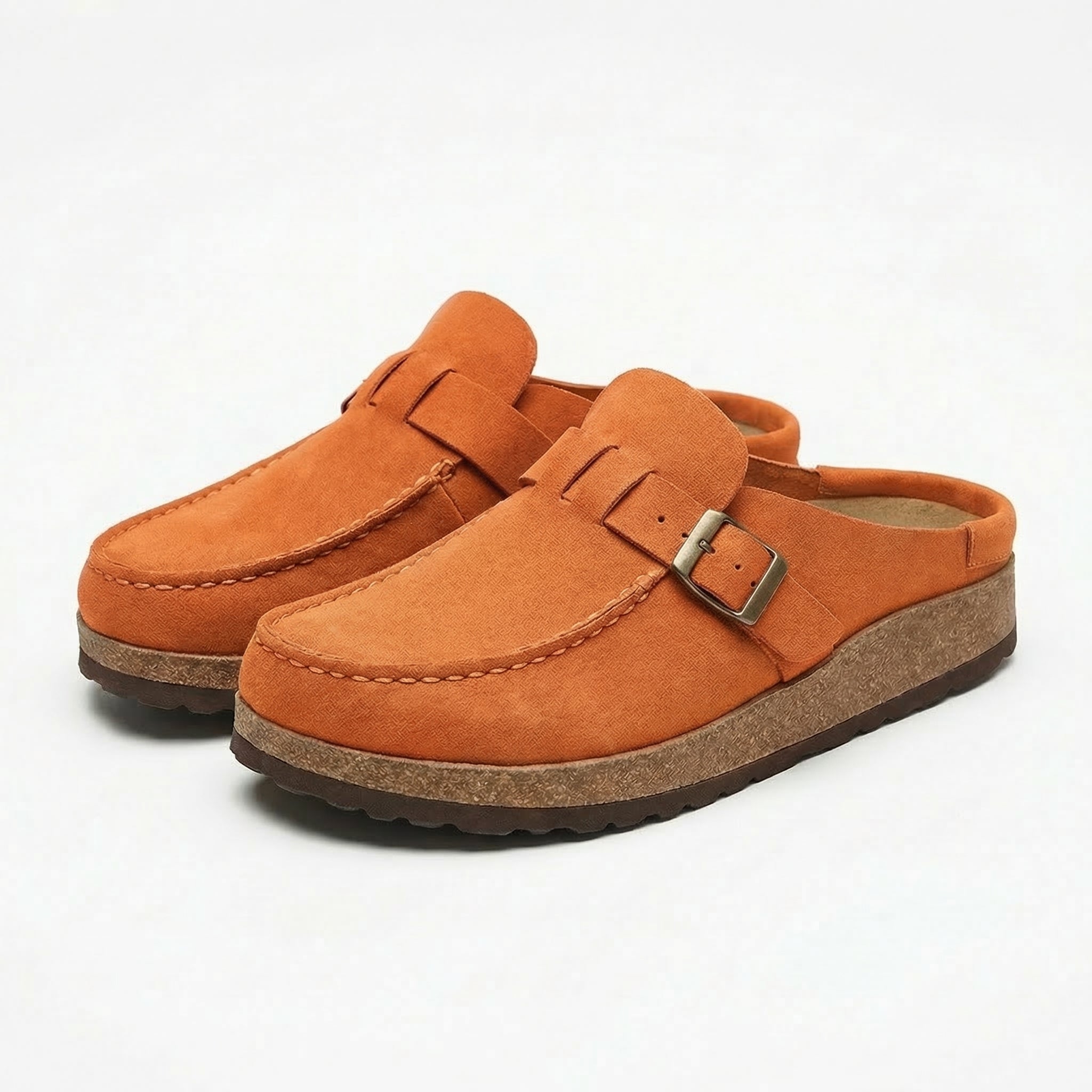 Marlowe | Women's Casual Orthopedic Buckle Slip On Clogs