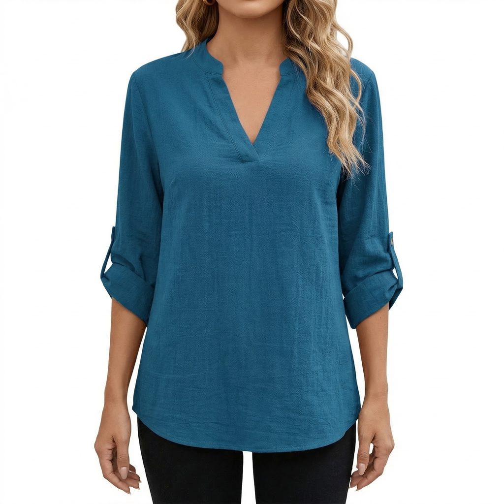 Thea | Women's Casual V-Neck Blouse