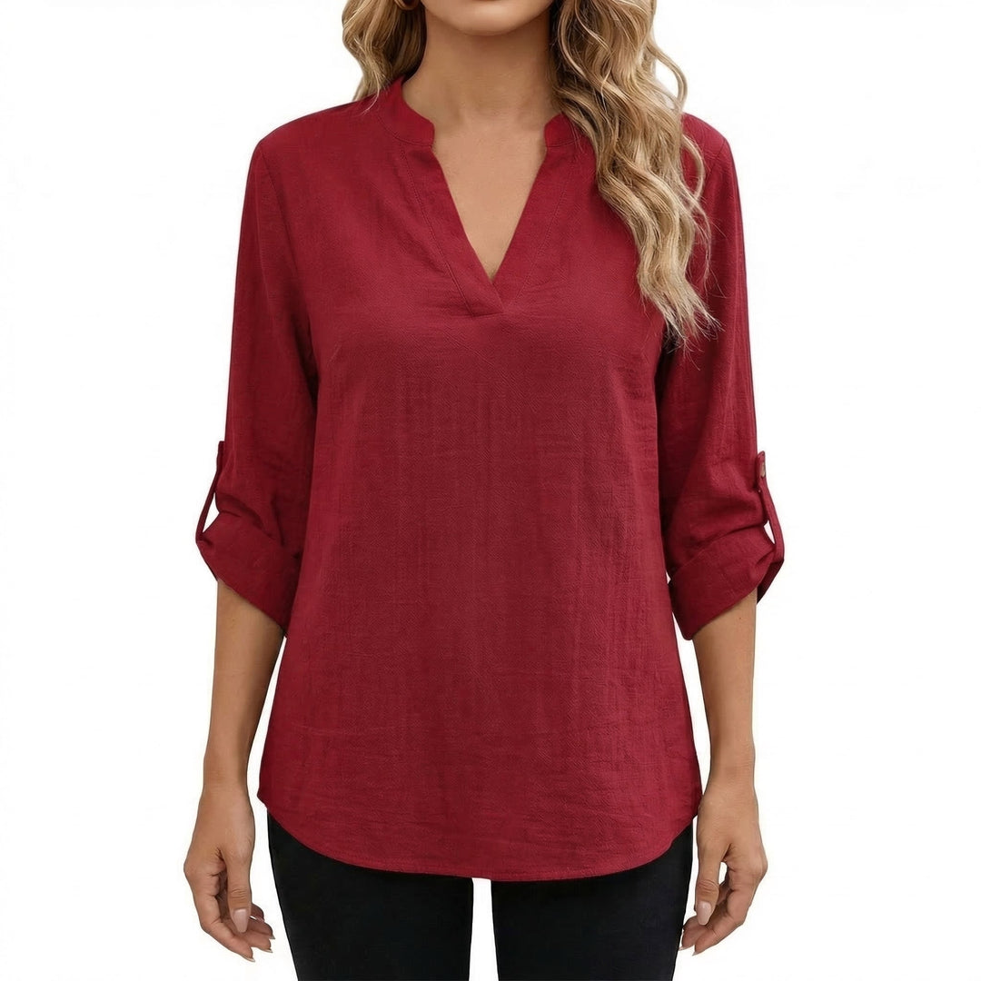 Thea | Women's Casual V-Neck Blouse