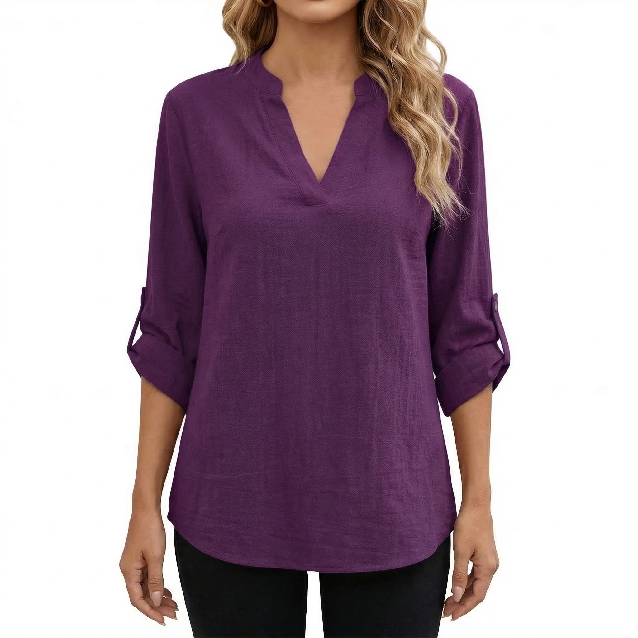 Thea | Women's Casual V-Neck Blouse