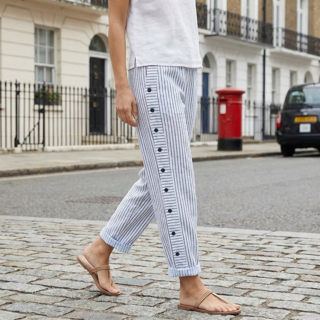 Lennocks | Women's Drawstring Summer Trousers