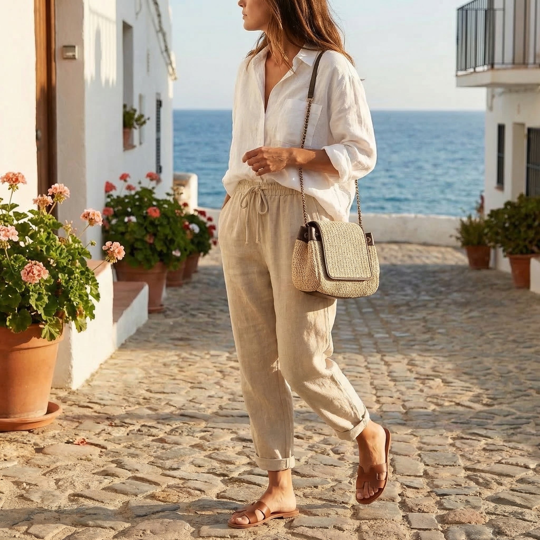 Sienna | Women's Casual Drawstring Trousers