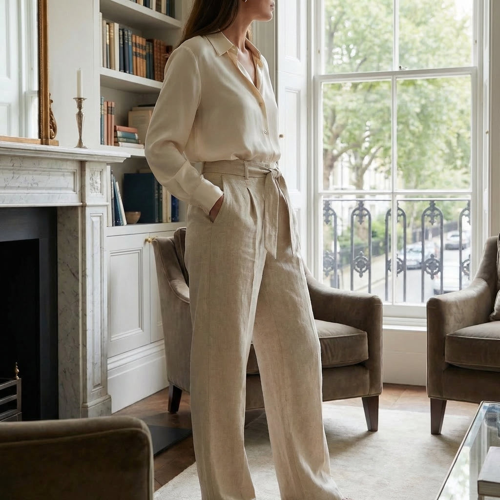 Noemi | Women's Casual Wide-Leg Trousers