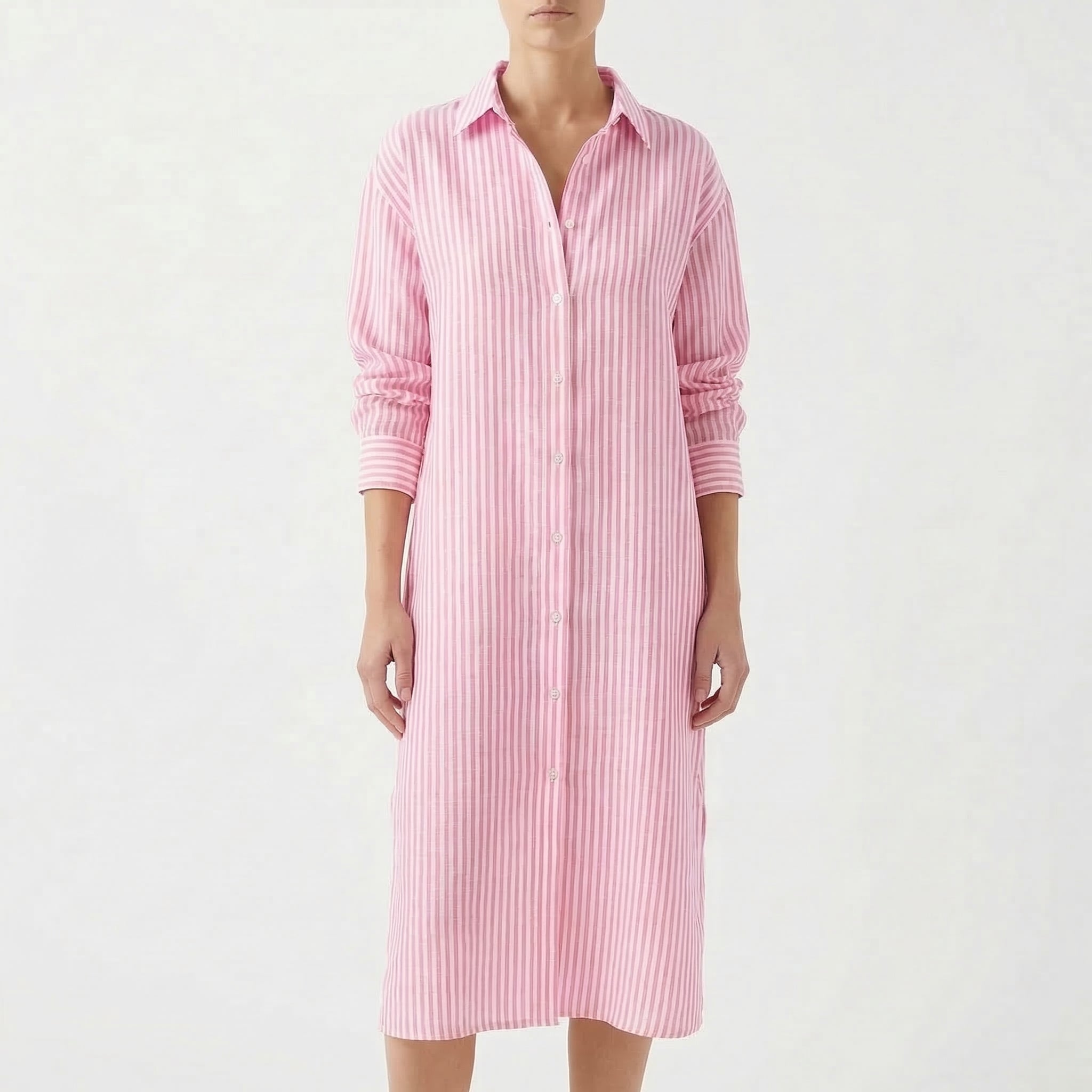 Zaria | Women's Striped Shirt Dress