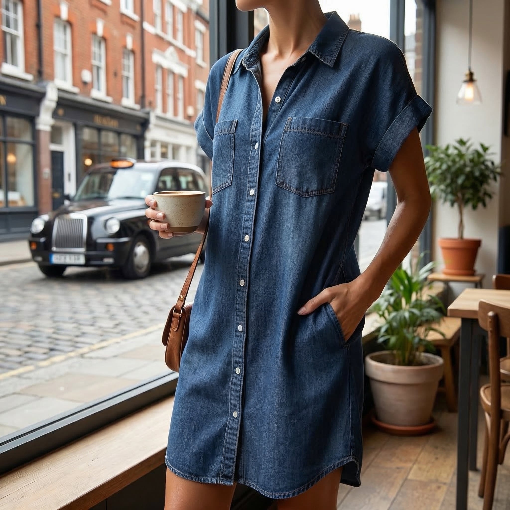 Rowan | Women's Button-Up Shirt Summer Dress