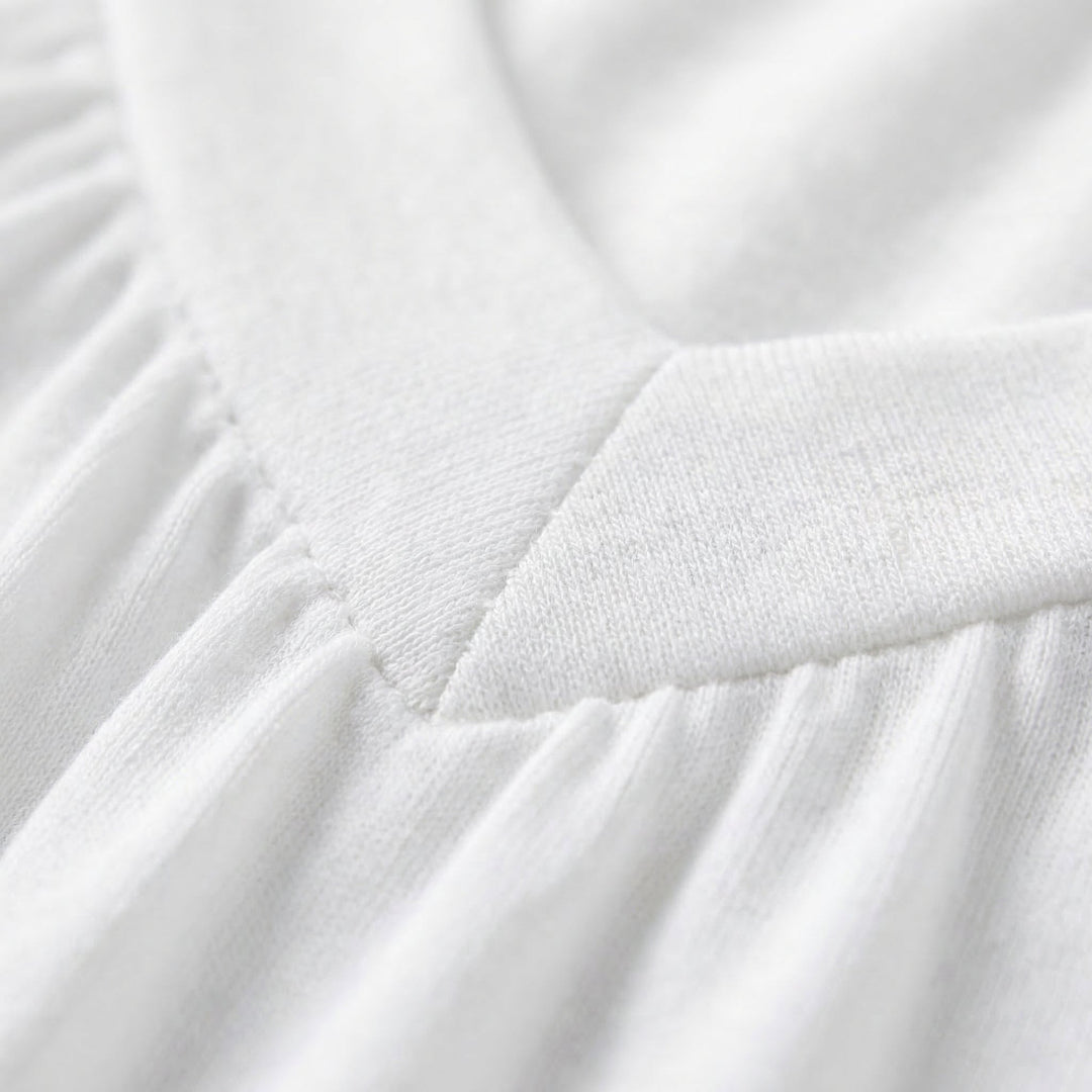 Elowen | Women's Pleated V-Neck Shirt
