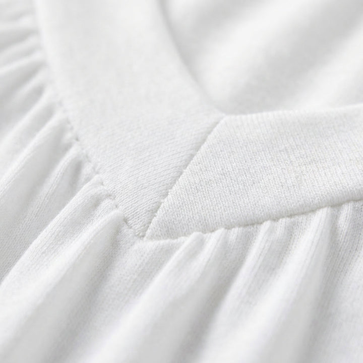 Elowen | Women's Pleated V-Neck Shirt