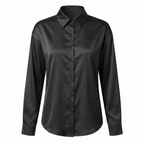 Elira | Women's Satin Button-Up Blouse