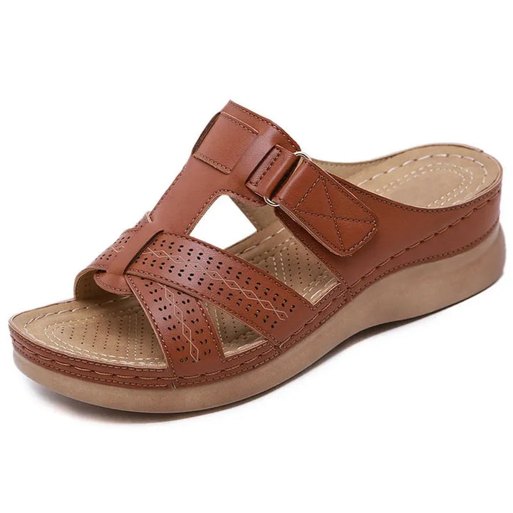 Priya | Women's Comfort Wedge Strap Sandals