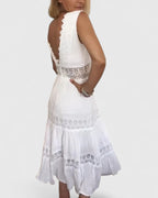 Odette | Women's Sleeveless V Neck Summer Dress