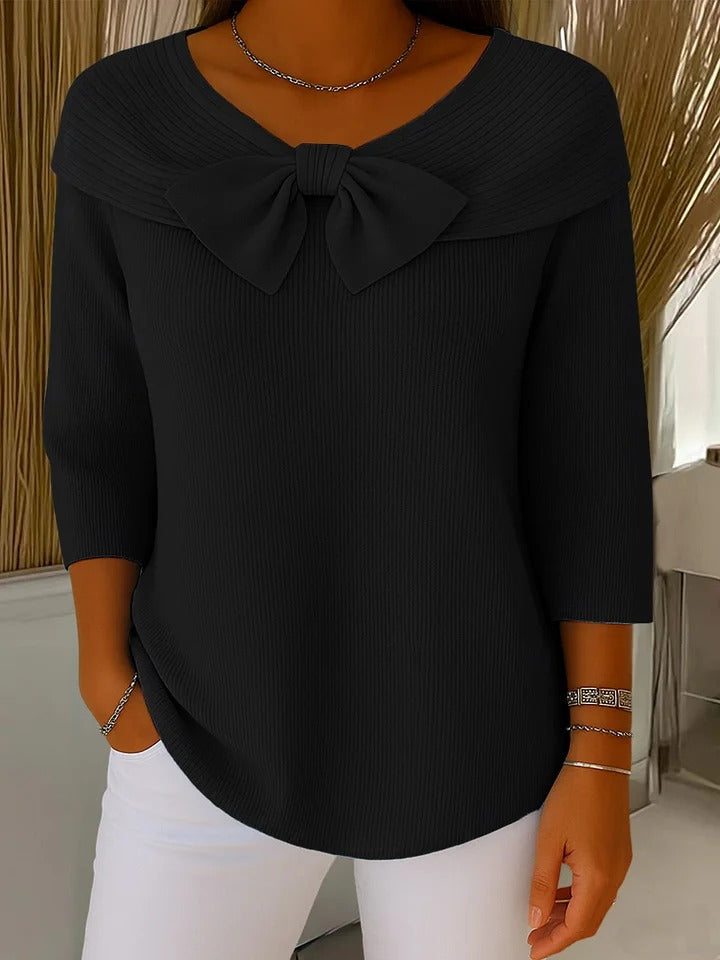 Maison Valmont™ | Elegance Bow Jumper