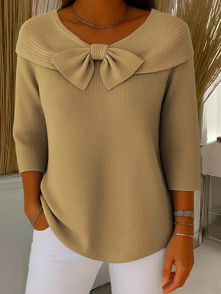 Maison Valmont™ | Elegance Bow Jumper