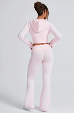 Avenelle | Women's Zip-Up Hoodie and Flare Pants Lounge Set
