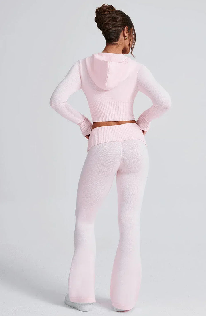 Avenelle | Women's Zip-Up Hoodie and Flare Pants Lounge Set