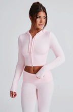 Avenelle | Women's Zip-Up Hoodie and Flare Pants Lounge Set