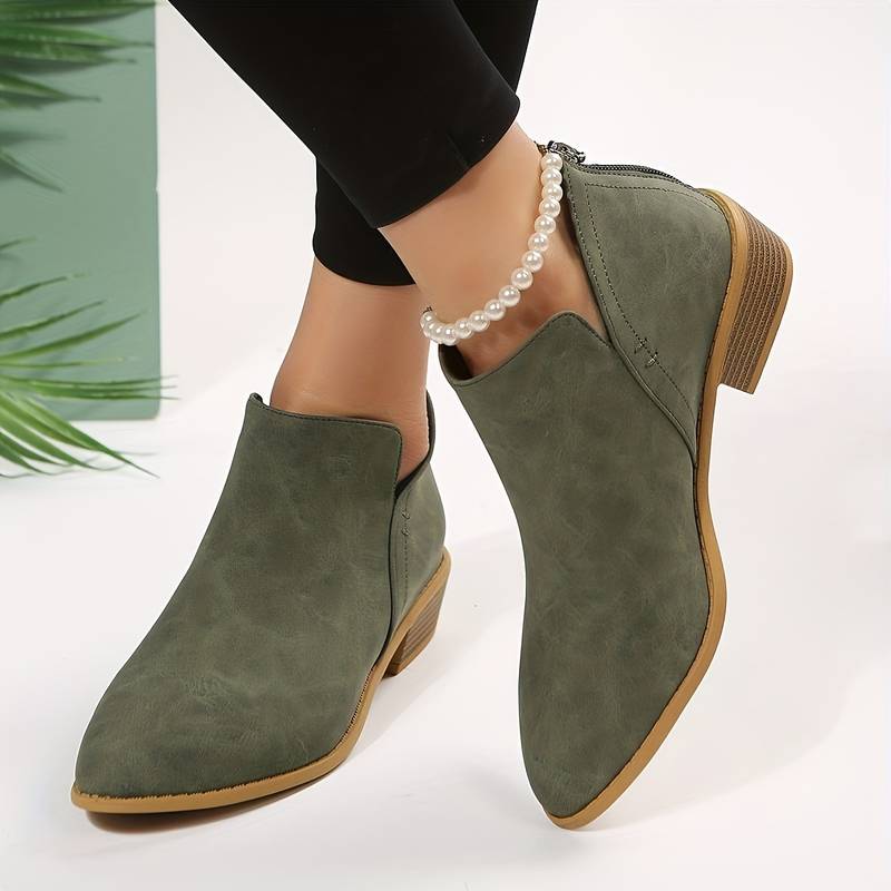 Isabeau | Women's Slip On Ankle Boots