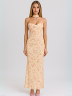 Solveig | Women's Strapless Ruched Bodycon Maxi Dress