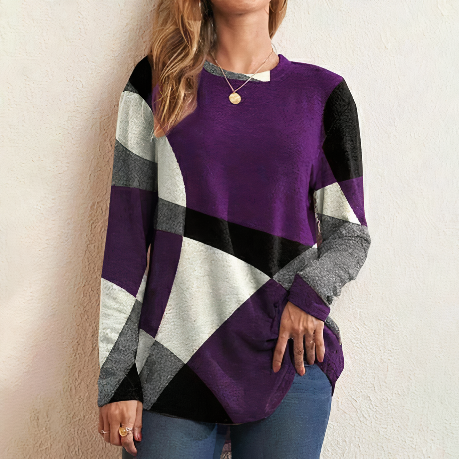 Kathy - Color Block Sweater