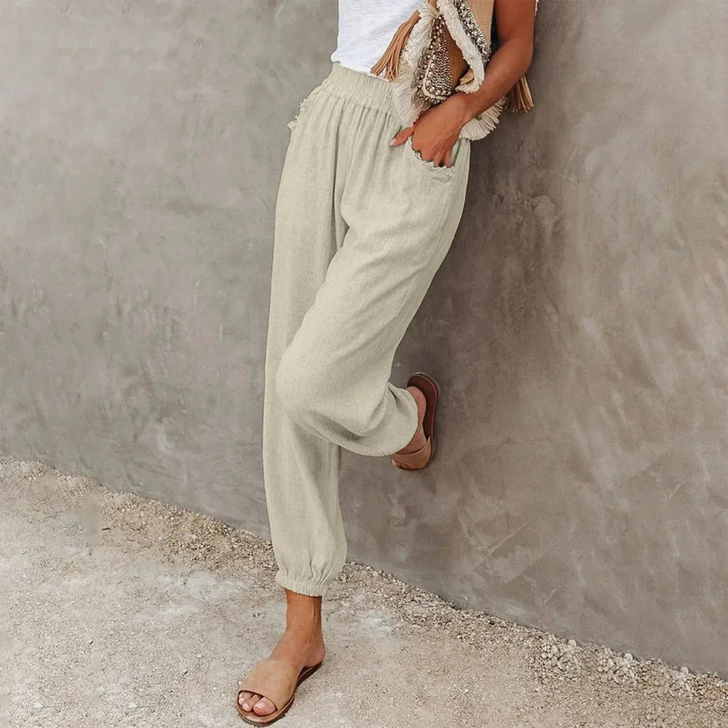 Elysia | Women's High Waist Jogger Trousers