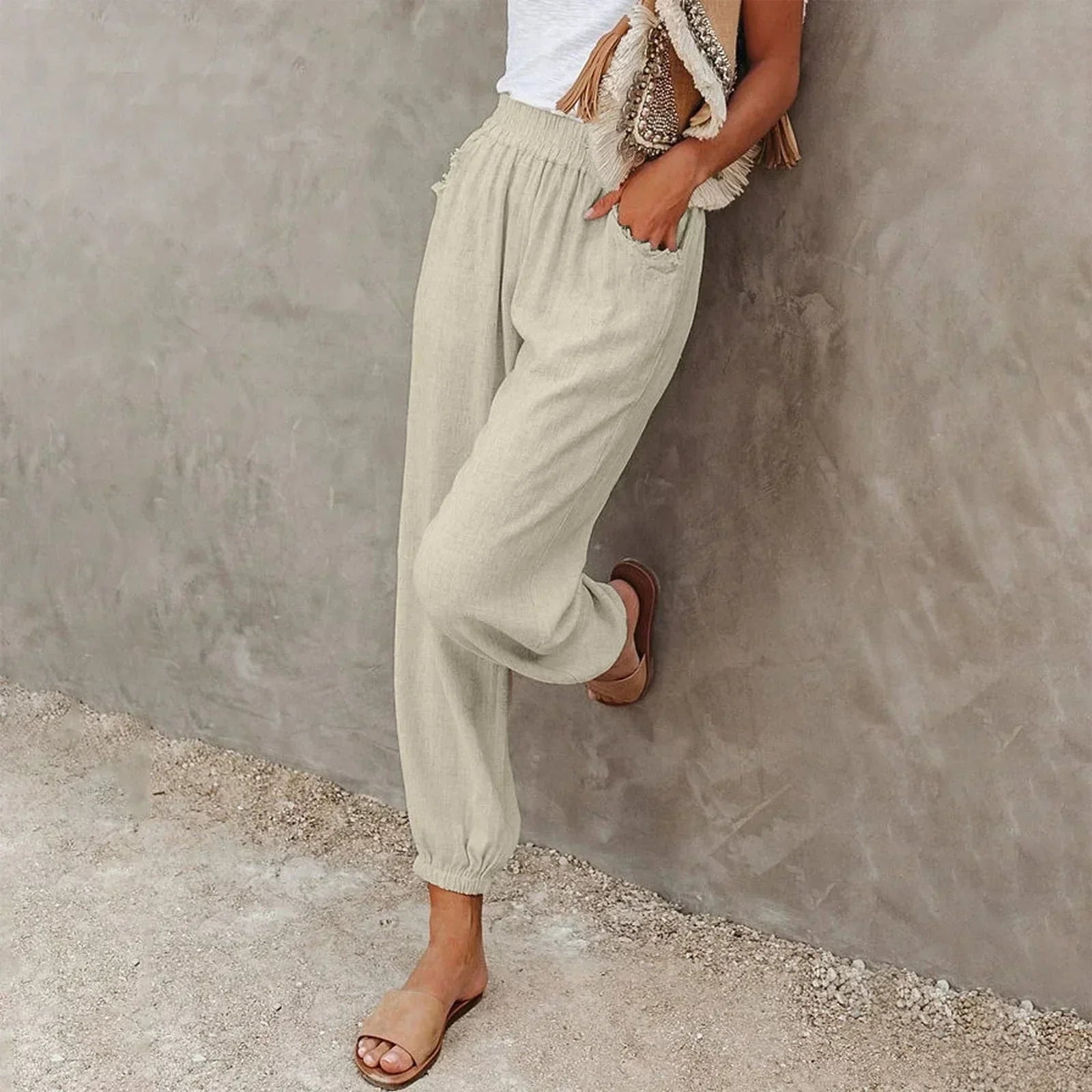 Elysia | Women's High Waist Jogger Trousers