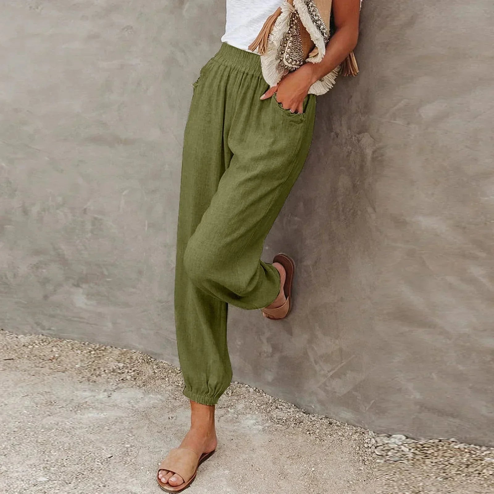 Elysia | Women's High Waist Jogger Trousers