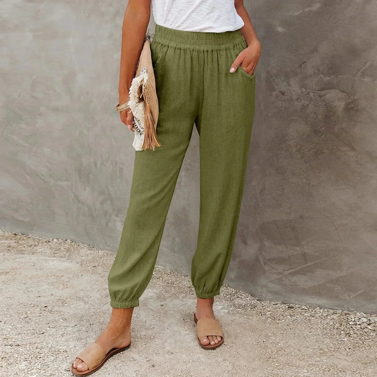 Elysia | Women's High Waist Jogger Trousers