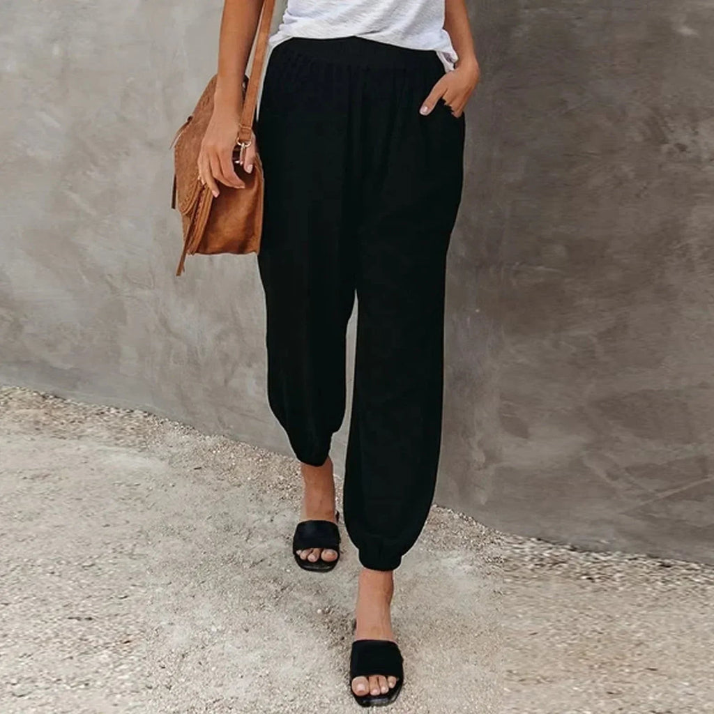 Elysia | Women's High Waist Jogger Trousers