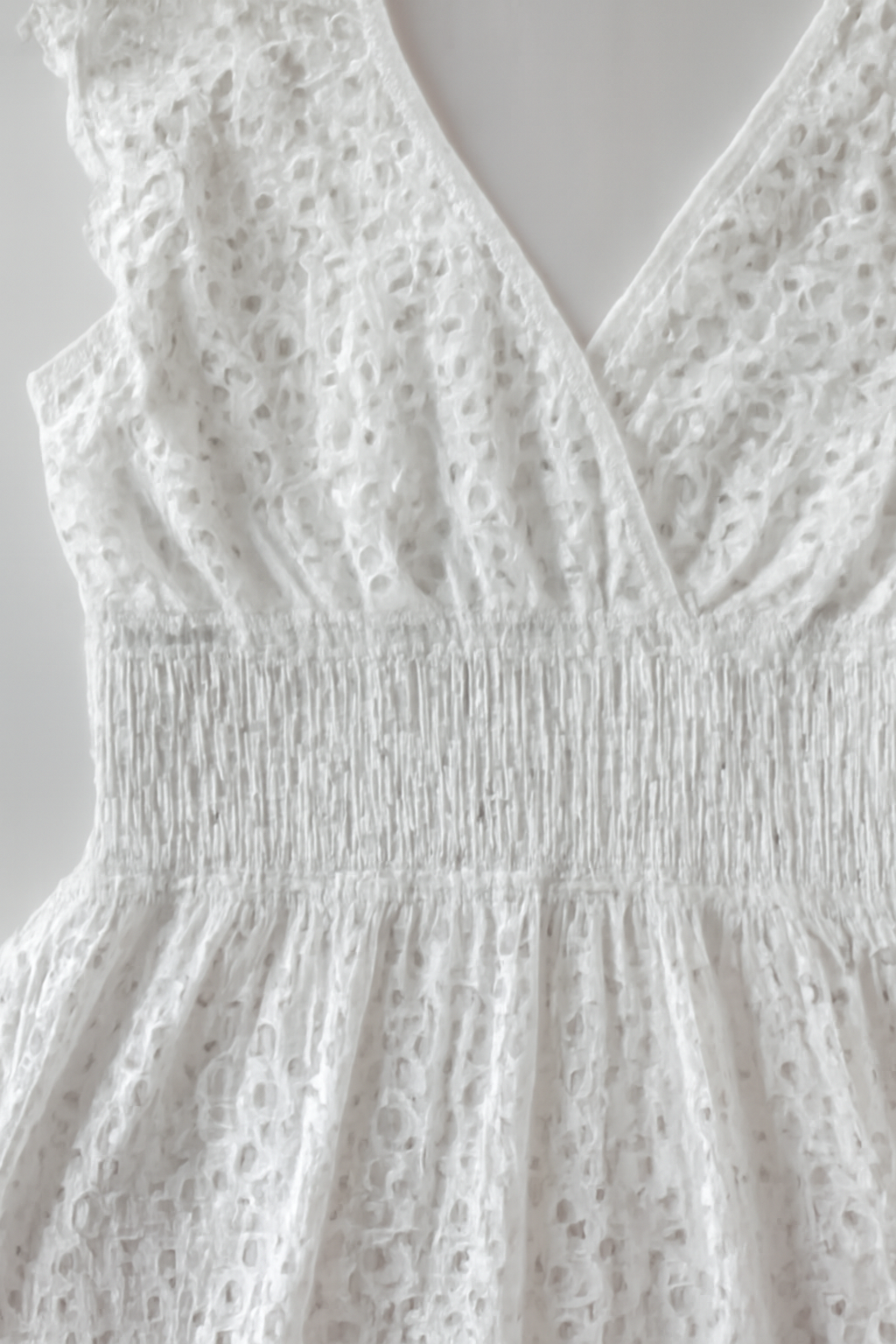 Ketilrid | Women's V-Neck Lace Trim Sleeveless Midi Sundress