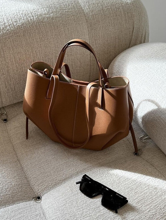 Kezia | Women's Elegant Structured Leather Tote Bag