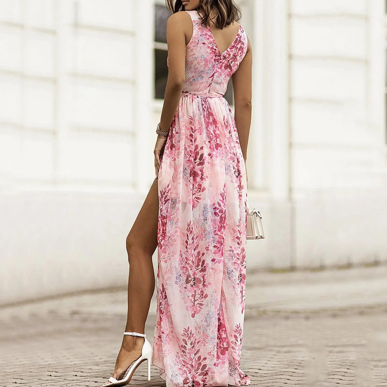 Rosalba | Women's Elegant Floral Maxi Dress