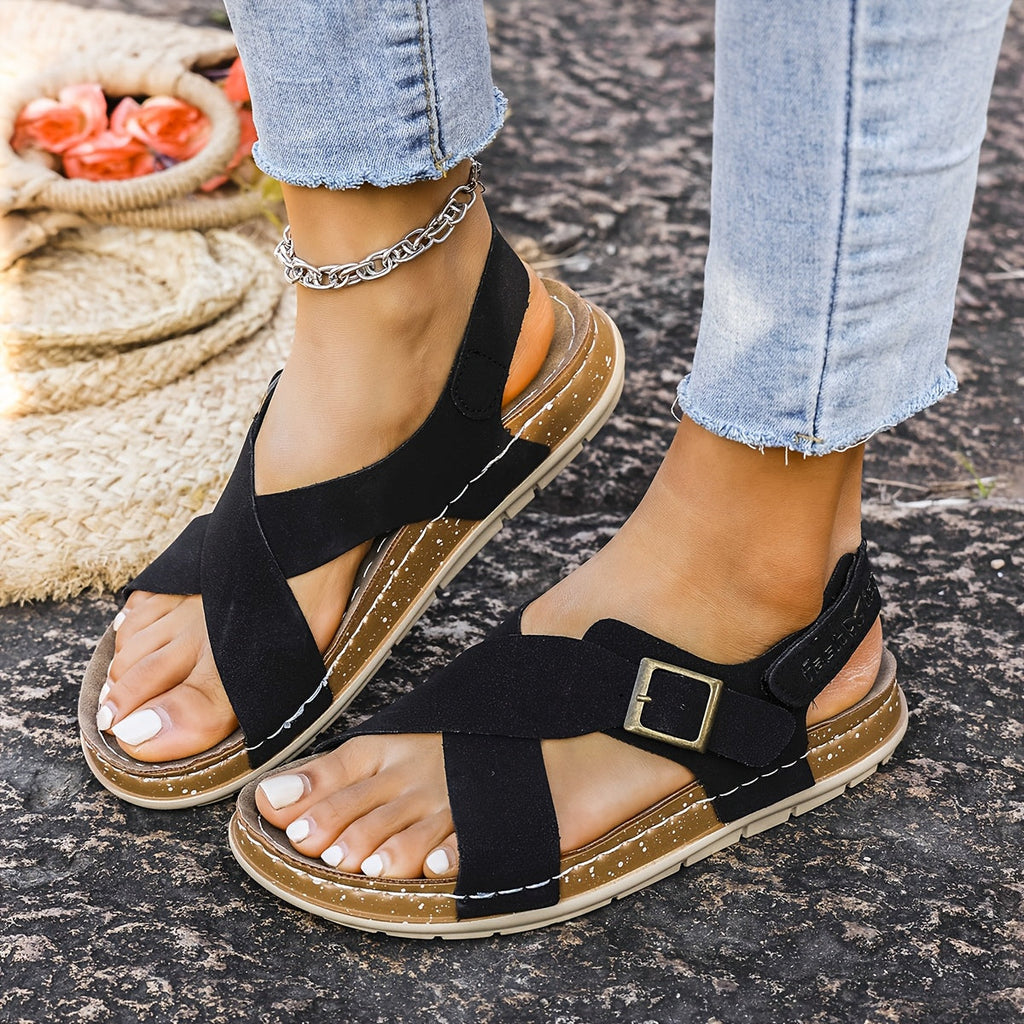 Lila | Women's Stylish Comfort Sandals with Buckle Detail