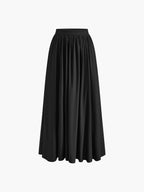 Blair | Women's High Waist Pleated Maxi Skirt