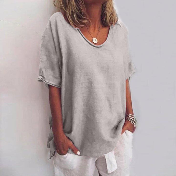 Grace & Jess | COMFORTABLE LOOSE BLOUSE WITH TUMMY COVERAGE