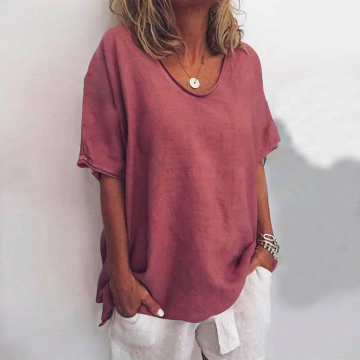 Grace & Jess | COMFORTABLE LOOSE BLOUSE WITH TUMMY COVERAGE