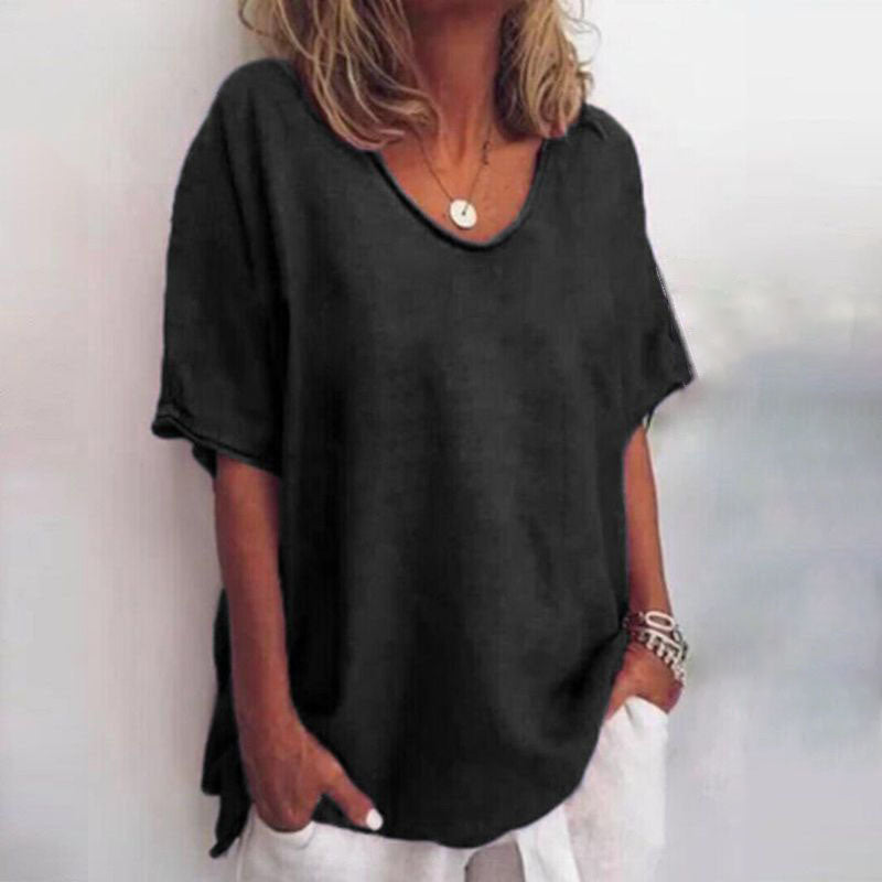 Grace & Jess | COMFORTABLE LOOSE BLOUSE WITH TUMMY COVERAGE